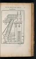 An illustration from En tibi lector Robertvm Valtvrivm, ad illvstrem heroa Sigismvndum Pandulphum Malatestam Ariminensium regem, De re militari libris XII : multò emaculatius, ac picturis, quae plurimae in eo sunt, elegantioribus expressum, quam cum Veronae inter initia artis chalcographicae anno M.cccclxxxiii. inuulgaretur (1532)