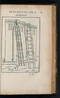 An illustration from En tibi lector Robertvm Valtvrivm, ad illvstrem heroa Sigismvndum Pandulphum Malatestam Ariminensium regem, De re militari libris XII : multò emaculatius, ac picturis, quae plurimae in eo sunt, elegantioribus expressum, quam cum Veronae inter initia artis chalcographicae anno M.cccclxxxiii. inuulgaretur (1532)