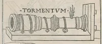 Picture 24 of 36 from En tibi lector Robertvm Valtvrivm, ad illvstrem heroa Sigismvndum Pandulphum Malatestam Ariminensium regem, De re militari libris XII : multò emaculatius, ac picturis, quae plurimae in eo sunt, elegantioribus expressum, quam cum Veronae inter initia artis chalcographicae anno M.cccclxxxiii. inuulgaretur (1532), leaf 277