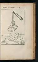 An illustration from En tibi lector Robertvm Valtvrivm, ad illvstrem heroa Sigismvndum Pandulphum Malatestam Ariminensium regem, De re militari libris XII : multò emaculatius, ac picturis, quae plurimae in eo sunt, elegantioribus expressum, quam cum Veronae inter initia artis chalcographicae anno M.cccclxxxiii. inuulgaretur (1532)