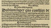 An illustration from Panormitani Consilia, quaestiones & tractatus : in hoc volvmine continentvr consiliorvm libri duo, tractatus de Concilio Basiliensi, & questiones clarissimi Decretorum doctoris Nicolai de Tudeschis ... : cum summarijs ac indice : ea fide atq[ue] uigilantia omnia excusa, ut nihil hactenus euulgatorũ desideretur (1546)