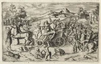 Picture 10 of 13 from Fvnerali antichi di diuersi popoli, et nationi : forma, ordine, et pompa di sepolture, di essequie, di consecrationi antiche et d'altro (1574), leaf 101