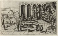 Picture 2 of 13 from Fvnerali antichi di diuersi popoli, et nationi : forma, ordine, et pompa di sepolture, di essequie, di consecrationi antiche et d'altro (1574), leaf 22