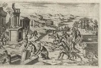 Picture 9 of 13 from Fvnerali antichi di diuersi popoli, et nationi : forma, ordine, et pompa di sepolture, di essequie, di consecrationi antiche et d'altro (1574), leaf 94