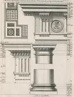An illustration from Des ordres de colõnes en l'architecture, et plusieurs aũes dependances dicelle (1664)