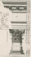 An illustration from Des ordres de colõnes en l'architecture, et plusieurs aũes dependances dicelle (1664)