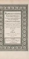 An illustration from Representations geometrales de plusieurs parties de bastiments faites par les reigles de l'architectvre antiqve, et de qui les mesures sont reduittes en piedz, poulces & lignes, afin de saccommoder a la maniere de mesurer la plus en vzage parmy le commun des ouuvriers (1669)
