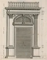 An illustration from Representations geometrales de plusieurs parties de bastiments faites par les reigles de l'architectvre antiqve, et de qui les mesures sont reduittes en piedz, poulces & lignes, afin de saccommoder a la maniere de mesurer la plus en vzage parmy le commun des ouuvriers (1669)