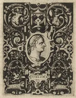 An illustration from XII Caesarum romanorum imagines : e numismatibus expressae et historica narratione illustratae : ex museio Franc. SweertI F. Antuerp (1603)