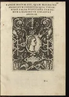 An illustration from XII Caesarum romanorum imagines : e numismatibus expressae et historica narratione illustratae : ex museio Franc. SweertI F. Antuerp (1603)