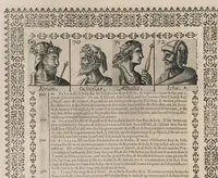 Picture 2 of 26 from Chronologie et sommaire des sovverains, pontifes, anciens peres, empereurs, roys, princes, & hommes illustres, des le commencement du monde iusques à l'an de grace mil six cents vingt-deux (1627), leaf 23