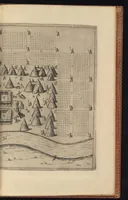 An illustration from L'art militaire pour l'infanterie : au quel est monstré I. Le maniement du mousquet & de la pique, un chascun en particulier, II. L'exercice d'une compagnie d'infanterie, selon la pratique du ... chef de guerre Maurice prince d'Orange ... declaré augmenté et corrigé, III. Belles & novelles ordonnances de batailles ... IV. La discipline militaire de l'infanterie, qui jusqu'a present a esté vsitée es regimens ongrois ... (1615)