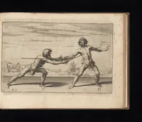 An illustration from Gran simulacro dell'arte e dell'uso della scherma (1610)
