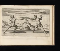 An illustration from Gran simulacro dell'arte e dell'uso della scherma (1610)