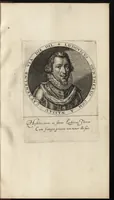 An illustration from Nassovischen oraignien-boom : daer by ghevoecht, de conterfeytsels der voornaemster helden, die vvt desen stam ghesproten zijn, die hen (in tyden van oorlogen) in dese Vrye-landen ghebruyckt hebben = Malus aurantius Nassovicus : continens simulachra heroum ex illustrissi stirpe Nassovica or. quorum consilio et armis libertas provinciar. confoed. Belgij hactenus conservata et defensa est (1615)