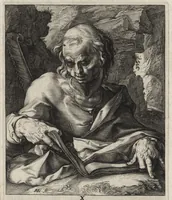Picture 10 of 13 from [The Creed in 14 engravings] [graphic] (1589), leaf 46