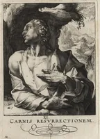 Picture 11 of 13 from [The Creed in 14 engravings] [graphic] (1589), leaf 50