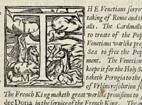 An illustration from The generall historie of the magnificent state of Venice. From the first foundation thereof vntill this present (1612)