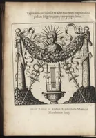 An illustration from Antiquae tabulae marmoreae solis effigie symbolisque exculptae accurata explicatio : qua priscae quaedam mythologiae, ac nonnulla praeterea vetera monumenta marmorum, gemmarum, nomismatum illustrantur (1617)