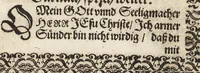 An illustration from Vita Christi, das ist, das Leben, vnschuldige Leiden, heilige Blutuergiessen, vnnd heilwirdiger Tode Jesu Christi vnnsers Erlösers vnd Seeligmachers : mit andechtigen Gebeten vnd in Kupffer gestochne[n] Figuren gezieret (1621)