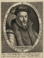 An illustration from Herōologia Anglica, hoc est, Clarissimorum et doctissimorum aliq[uo]t Anglorum qui floruerunt ab anno Cristi M.D. usq[ue] ad presentem annum M.D.CXX vivae effigies, vitae, et elogia duobus tomis (1620)