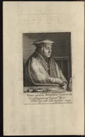 An illustration from Herōologia Anglica, hoc est, Clarissimorum et doctissimorum aliq[uo]t Anglorum qui floruerunt ab anno Cristi M.D. usq[ue] ad presentem annum M.D.CXX vivae effigies, vitae, et elogia duobus tomis (1620)