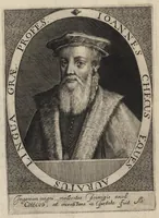 Picture 8 of 36 from Herōologia Anglica, hoc est, Clarissimorum et doctissimorum aliq[uo]t Anglorum qui floruerunt ab anno Cristi M.D. usq[ue] ad presentem annum M.D.CXX vivae effigies, vitae, et elogia duobus tomis (1620), leaf 81