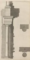 An illustration from L'architecture, contenant la toscane, dorique, ionique, corinthiaque, et composee (1628)