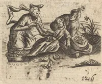 Picture 34 of 45 from Pia desideria, viz. 1. Gemitus animae poenitentis, 2. Vota animae sanctae, 3. Suspiria animae amantis (1677), leaf 147