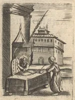 Picture 13 of 45 from Pia desideria, viz. 1. Gemitus animae poenitentis, 2. Vota animae sanctae, 3. Suspiria animae amantis (1677), leaf 59
