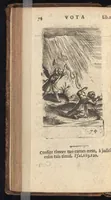 An illustration from Pia desideria, viz. 1. Gemitus animae poenitentis, 2. Vota animae sanctae, 3. Suspiria animae amantis (1677)