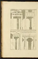 An illustration from Traité des manieres de dessiner les ordres de l'architectvre antiqve en tovtes levrs parties : avec plusieurs belles particularitez qui nont point parû jusques a present, touch.t les bastim.ts de marque comme, la natvrelle entresuitte des gros et menüs membres de leurs degrez ou escaliers : puis, le moyen darrester par dessein et modelle en petit, les parties d'vn edifice, en sorte questant executé en grand, il fasse l'effet que l'on sest proposé : et enfin, la pratiqve de trouuer la place geometrale des jours, ombres et ombrages sur les corps geometraux