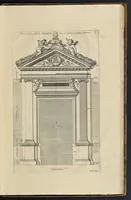 An illustration from Representations geometrales de plusieurs parties de bastiments faites par les reigles de l'architectvre antiqve : et de qui les mesures sont reduittes en piedz, poulces & lignes, afin de saccommoder a la maniere de mesurer la plus en vzage parmy le commun des ouuriers (1688)