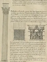 An illustration from Representations geometrales de plusieurs parties de bastiments faites par les reigles de l'architectvre antiqve : et de qui les mesures sont reduittes en piedz, poulces & lignes, afin de saccommoder a la maniere de mesurer la plus en vzage parmy le commun des ouuriers (1688)