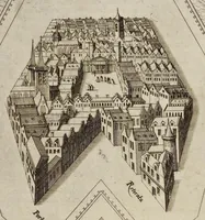 Picture 11 of 35 from Della architettvra militare del capitanio Francesco de' Marchi bolognese, gentil'hvomo romano, libri tre : nelli qvali si descrivono li veri modi del fortificare, che si vsa a' tempi moderni : con vn breve, et vtile trattato, nel quale si dimostrano li modi del fabricar l'artigliaria, & la prattica di adoperarla, da quelli che hanno carico di essa (1599), leaf 306