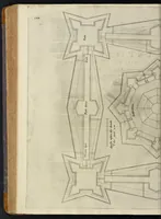 An illustration from Della architettvra militare del capitanio Francesco de' Marchi bolognese, gentil'hvomo romano, libri tre : nelli qvali si descrivono li veri modi del fortificare, che si vsa a' tempi moderni : con vn breve, et vtile trattato, nel quale si dimostrano li modi del fabricar l'artigliaria, & la prattica di adoperarla, da quelli che hanno carico di essa (1599)