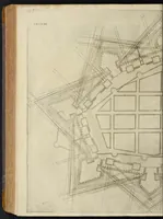 Picture 22 of 35 from Della architettvra militare del capitanio Francesco de' Marchi bolognese, gentil'hvomo romano, libri tre : nelli qvali si descrivono li veri modi del fortificare, che si vsa a' tempi moderni : con vn breve, et vtile trattato, nel quale si dimostrano li modi del fabricar l'artigliaria, & la prattica di adoperarla, da quelli che hanno carico di essa (1599), leaf 417