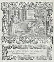 Picture 7 of 59 from Historiarvm seraphicae religionis libri tres, seriem temporum continentes, quibus breui explicantur fundamenta, uniuersiq[ue] ordinis amplificatio, gradus, et instituta; nec non uiri scientia, uirtutibus, et fama praeclari (1586), leaf 111