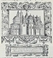 Picture 19 of 59 from Historiarvm seraphicae religionis libri tres, seriem temporum continentes, quibus breui explicantur fundamenta, uniuersiq[ue] ordinis amplificatio, gradus, et instituta; nec non uiri scientia, uirtutibus, et fama praeclari (1586), leaf 219