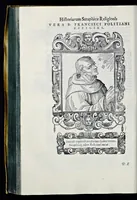 Picture 26 of 59 from Historiarvm seraphicae religionis libri tres, seriem temporum continentes, quibus breui explicantur fundamenta, uniuersiq[ue] ordinis amplificatio, gradus, et instituta; nec non uiri scientia, uirtutibus, et fama praeclari (1586), leaf 359