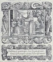 Picture 28 of 59 from Historiarvm seraphicae religionis libri tres, seriem temporum continentes, quibus breui explicantur fundamenta, uniuersiq[ue] ordinis amplificatio, gradus, et instituta; nec non uiri scientia, uirtutibus, et fama praeclari (1586), leaf 372