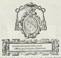 Picture 50 of 59 from Historiarvm seraphicae religionis libri tres, seriem temporum continentes, quibus breui explicantur fundamenta, uniuersiq[ue] ordinis amplificatio, gradus, et instituta; nec non uiri scientia, uirtutibus, et fama praeclari (1586), leaf 511