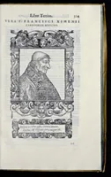 Picture 54 of 59 from Historiarvm seraphicae religionis libri tres, seriem temporum continentes, quibus breui explicantur fundamenta, uniuersiq[ue] ordinis amplificatio, gradus, et instituta; nec non uiri scientia, uirtutibus, et fama praeclari (1586), leaf 692