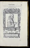 Picture 57 of 59 from Historiarvm seraphicae religionis libri tres, seriem temporum continentes, quibus breui explicantur fundamenta, uniuersiq[ue] ordinis amplificatio, gradus, et instituta; nec non uiri scientia, uirtutibus, et fama praeclari (1586), leaf 712