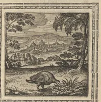 An illustration from Tou hagiou patros hēmōn E[p]iphaniou, episkopou Konstanteias Kyprou, Eis ton physiologon, tou autou Eis ta baia logos = Sancti patris nostri Epiphanii, Episcopi Constantiae Cypri Ad physiologvm : eiusdem In die festo Palmarum sermo (1588)