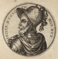 An illustration from Avstrasiae reges et dvces epigrammatis (1591)