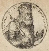 An illustration from Avstrasiae reges et dvces epigrammatis (1591)