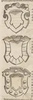 An illustration from Catalogvs gloriae mvndi D. Bartholomaei Cassanaei, Bvrgvndi, apvd Aqvas Sextias in Senatv decvriae praesidis, ac viri clarissimi : in qvo mvlta praeclara de praerogativis, praeeminentijs, maioritate, praestantijs, & excellentijs, continentur ... : opvs ... in XII. libros diuisum, nvnc denvo accvratissime emendatvm ac novis figvris elegantissime illustratum, ita vt facile omnes caeteras editiones antecellere possit (1579)