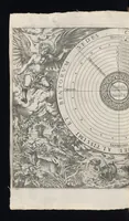 An illustration from Catalogvs gloriae mvndi D. Bartholomaei Cassanaei, Bvrgvndi, apvd Aqvas Sextias in Senatv decvriae praesidis, ac viri clarissimi : in qvo mvlta praeclara de praerogativis, praeeminentijs, maioritate, praestantijs, & excellentijs, continentur ... : opvs ... in XII. libros diuisum, nvnc denvo accvratissime emendatvm ac novis figvris elegantissime illustratum, ita vt facile omnes caeteras editiones antecellere possit (1579)