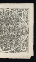 An illustration from Catalogvs gloriae mvndi D. Bartholomaei Cassanaei, Bvrgvndi, apvd Aqvas Sextias in Senatv decvriae praesidis, ac viri clarissimi : in qvo mvlta praeclara de praerogativis, praeeminentijs, maioritate, praestantijs, & excellentijs, continentur ... : opvs ... in XII. libros diuisum, nvnc denvo accvratissime emendatvm ac novis figvris elegantissime illustratum, ita vt facile omnes caeteras editiones antecellere possit (1579)